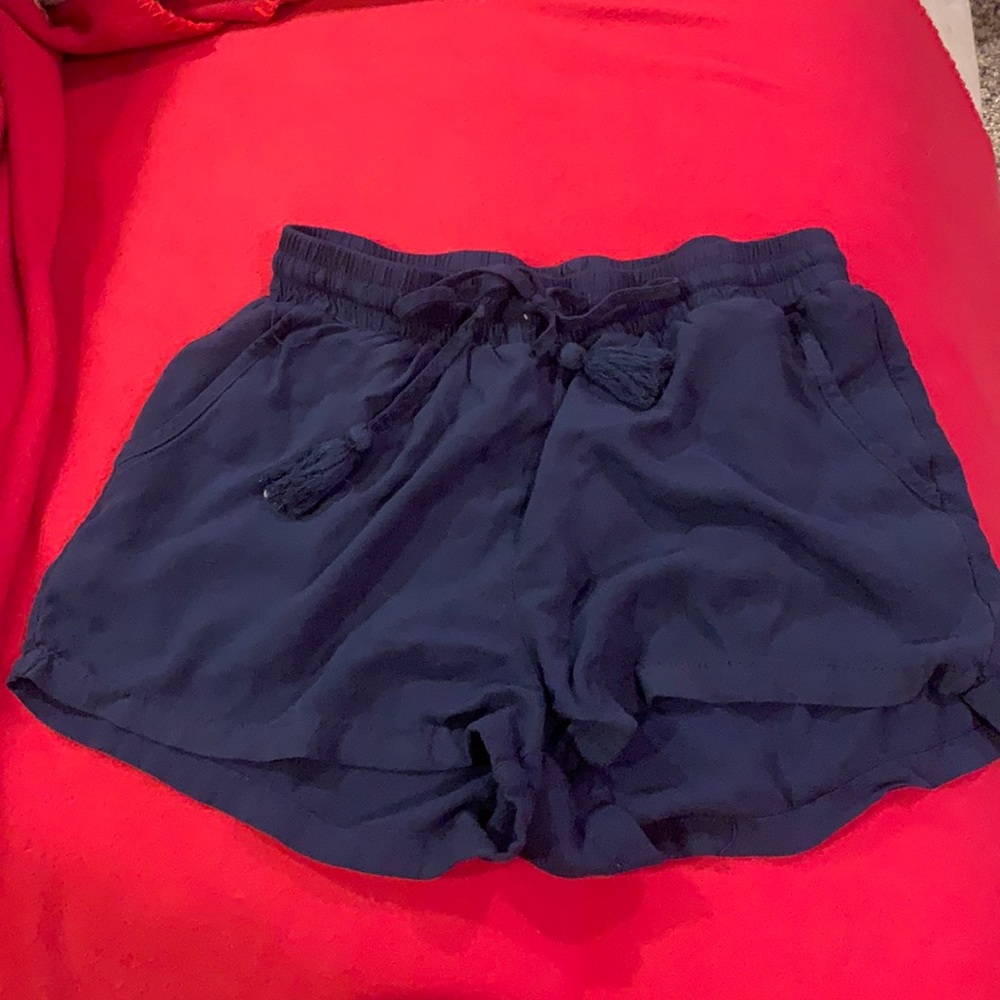 Blue Shorts with Tassle Size 6